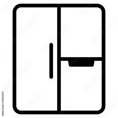 fridge appliance icon vector illustration design