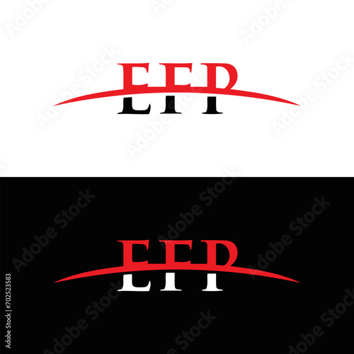 EFP logo. EFP set , E F P design. White EFP letter. EFP, E F P letter logo design. Initial letter EFP letter logo set, linked circle uppercase monogram logo. E F P letter logo vector design.	
 photo