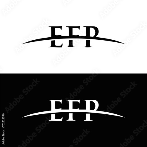 EFP logo. EFP set , E F P design. White EFP letter. EFP, E F P letter logo design. Initial letter EFP letter logo set, linked circle uppercase monogram logo. E F P letter logo vector design.	
 photo