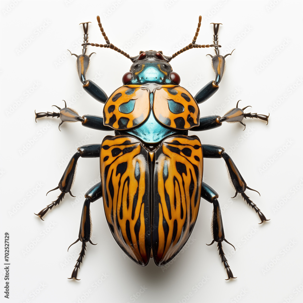 Macro insect isolated on white background. Macro insect isolated on white background.