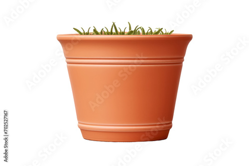 Terracotta Flowerpot Charms on Transparent Background, PNG, © MatPhoto