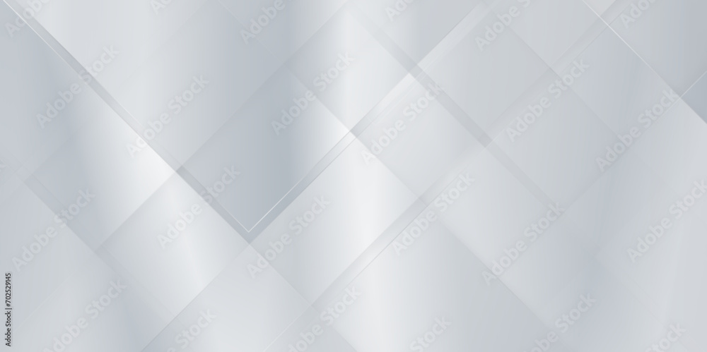 silver background combine with modern geometric lines, Modern business and technology concept Horizontal banner template abstract background, abstract geometric design Pattern.	