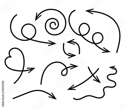 set of arrows, arrows icon, arrows different, arrows set icon, vector illustrator
