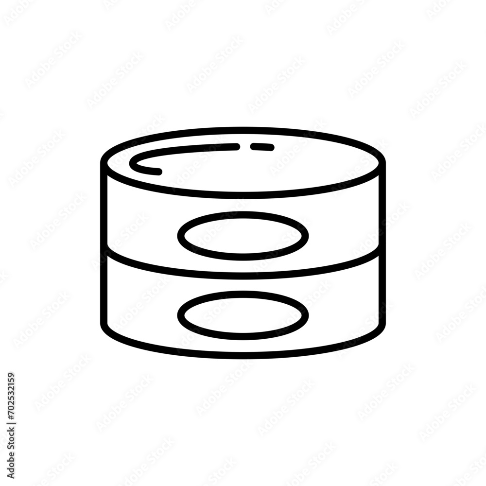 Canned food outline icons, minimalist vector illustration ,simple transparent graphic element .Isolated on white background Canned food outline icons, minimalist vector illustration ,simple transparent graphic element .Isolated on white background