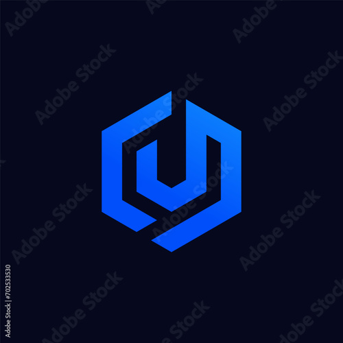 J logo modern vector design