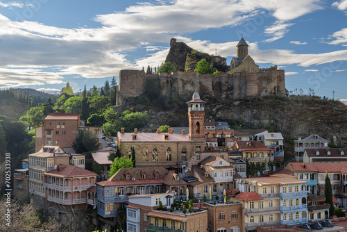 Awesome view of Old Town of Tbilisi, Georgia