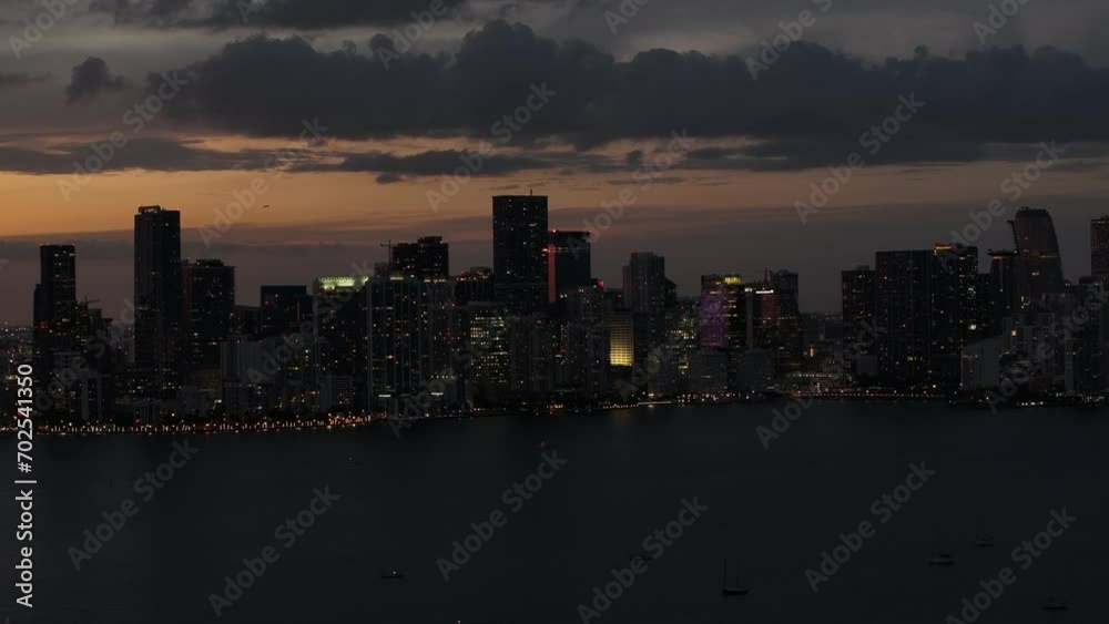 Aerial view of Miami skyline Aerial view of Miami skyline