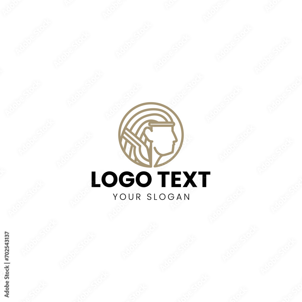 pharaoh ramses egypt logo design vector simple minimalist  - obrazy, fototapety, plakaty 