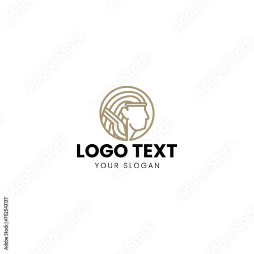 pharaoh ramses egypt logo design vector simple minimalist 