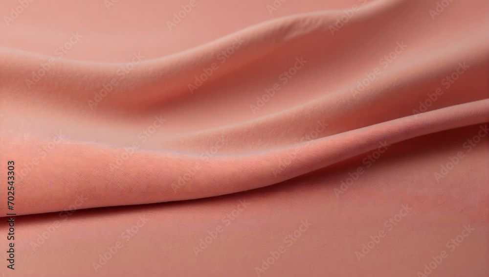 Monochrome peach fuzz cloth fabric background, abstract background, beautiful smooth wavy background Monochrome peach fuzz cloth fabric background, abstract background, beautiful smooth wavy background