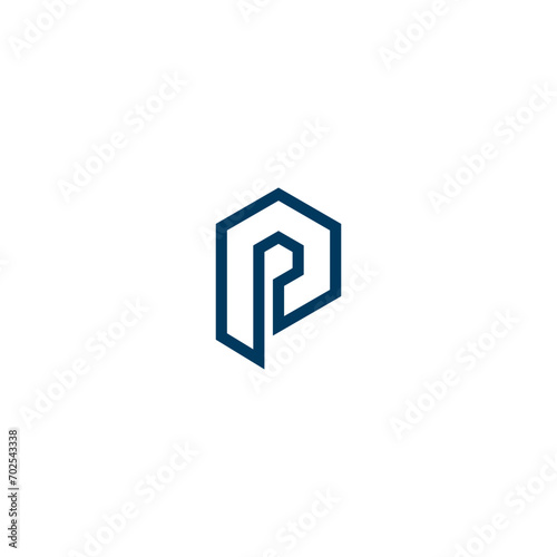 P letter logo design vector