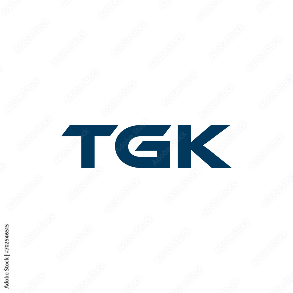 TGK Leter initial logo design vector TGK Leter initial logo design vector