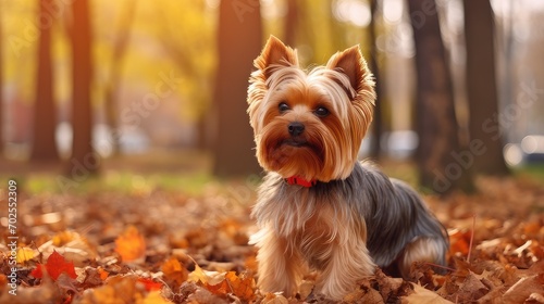 yorkshire terrier in the park © Nuttapong