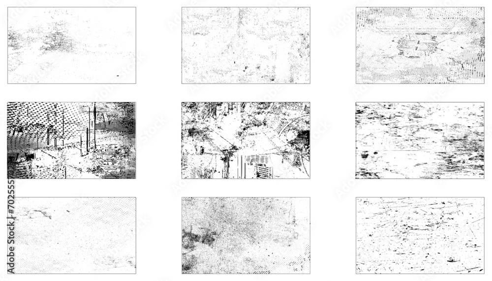 Set of 9 grunge textures. vector illustration. Big collection of Grunge post Stamps . Circles. Large set of Banners, Insignias , Logos, Icons, Labels and Badges . vector distress textures.blank shapes Set of 9 grunge textures. vector illustration. Big collection of Grunge post Stamps . Circles. Large set of Banners, Insignias , Logos, Icons, Labels and Badges . vector distress textures.blank shapes
