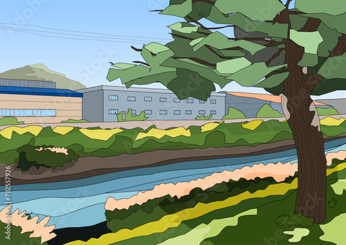 Natural background Illustration