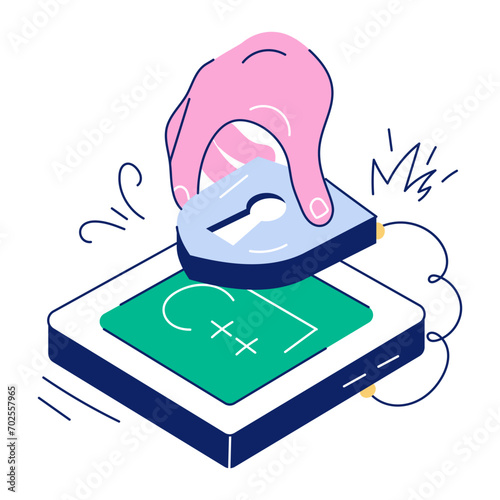 Download doodle mini illustration of c++ encryption 