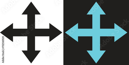 Computer mouse click cursor gray arrow icons set and loading icons. Cursor icon. Vector illustration. Mouse click cursor collection.