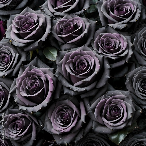 01 black rose background