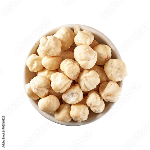 A Natural Candlenut, Isolated Transparent Background