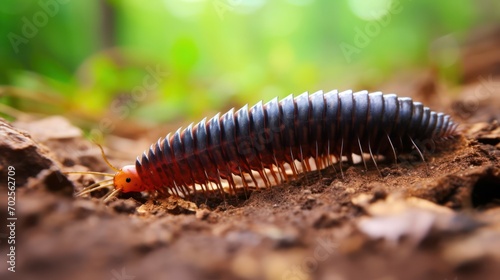 Centipede on the Soil © sitifatimah