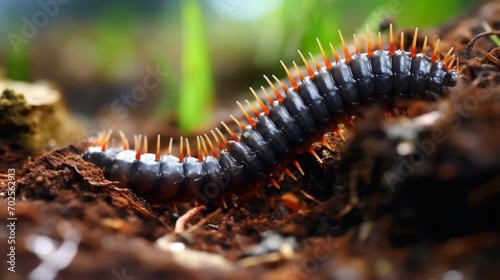 Centipede on the Soil © sitifatimah