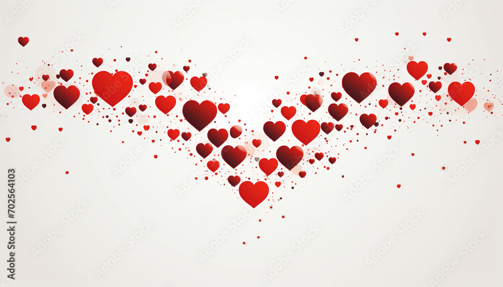 small hearts around big heart small hearts around big heart