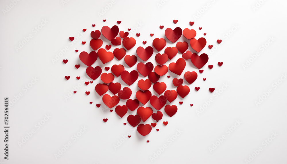 small hearts around big heart small hearts around big heart