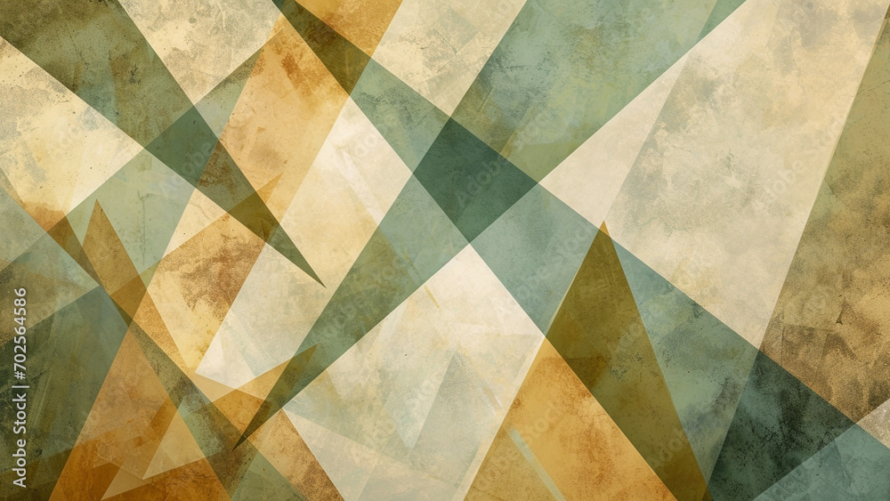 Soothing Geometric Harmony in Muted Earth Tones Soothing Geometric Harmony in Muted Earth Tones