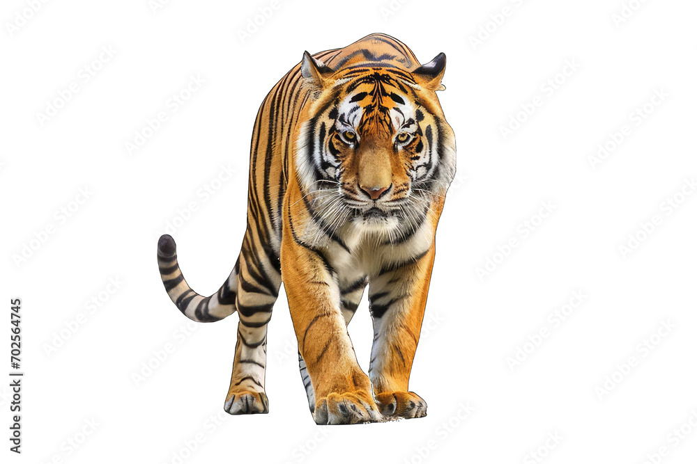 tiger isolated on white tiger isolated on white