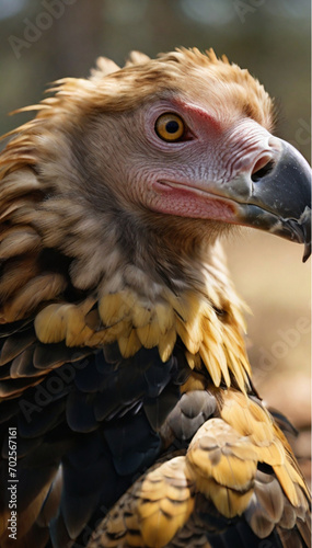 portrait of a vulture