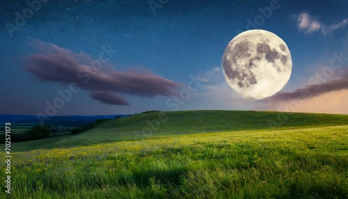 moon over the mountains wallpaper Amazing Full Moon with Grass national 