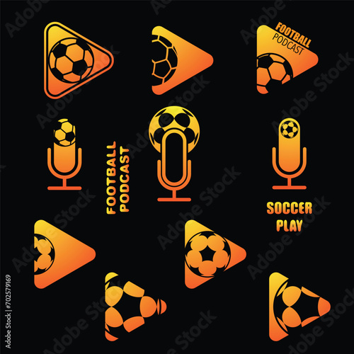 Soccer podcast play microphone