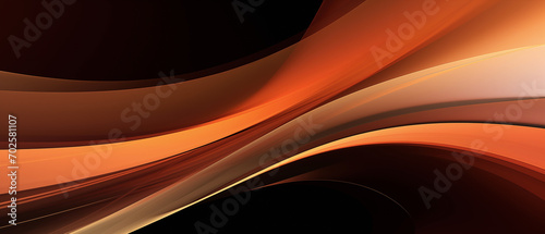 Autumnal Neon Wave : Orange light wave
