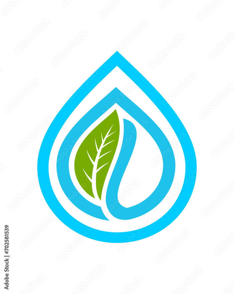 eco friendly water drop logo icon eco friendly water drop logo icon