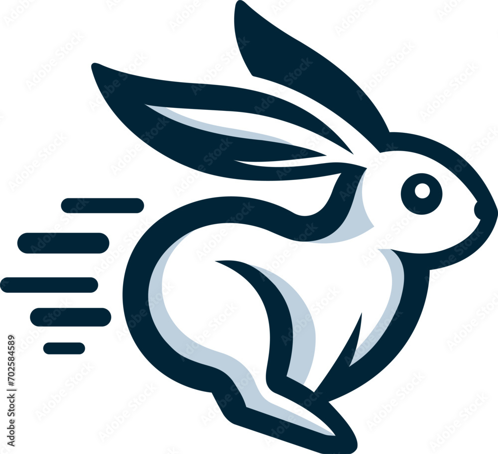 Rabbit Logo / Rabbit Vector Illustration