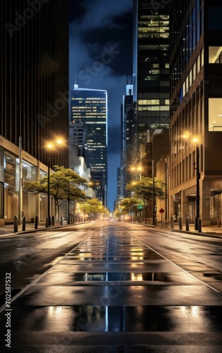 Capture of a Deserted Urban Street © sitifatimah
