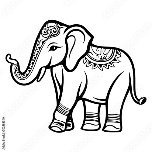 India Elephant clipart