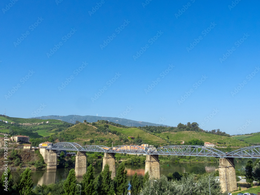 Peso da Régua metal bridge (1872). Built by a German engineer from the Eiffel team. Portugal.