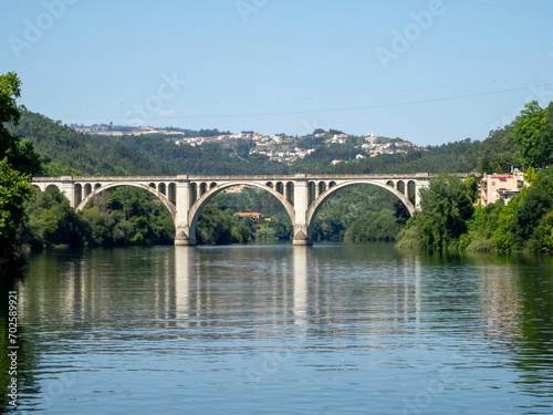 Duarte Pacheco Bridge (1941). Entre-os-Rios, Penafiel, Portugal. photo