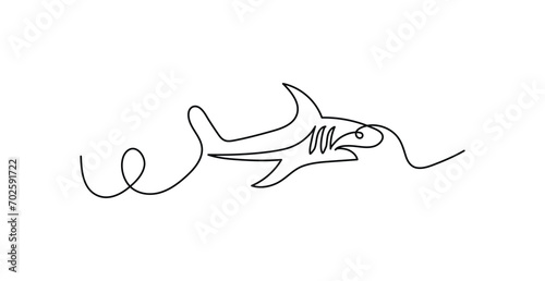 fish line art, vector best line icon.