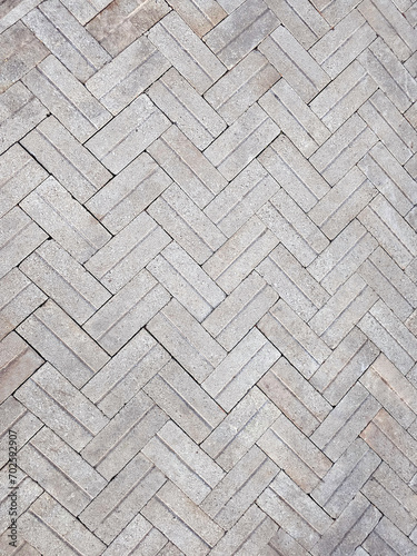 Stone paving outdoor Granite Herringbone texture
