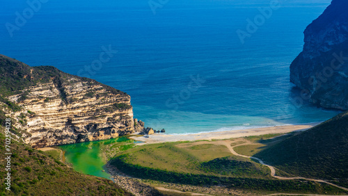 View of Masood Hidden Beach in Salalah photo