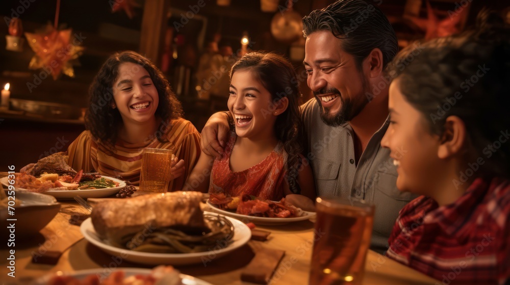 Delight in a Traditional Dish with Hispanic Family Delight in a Traditional Dish with Hispanic Family