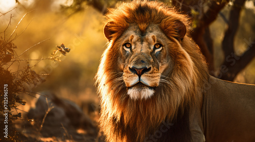 Starring Lion in the spotlight © Crazy boy