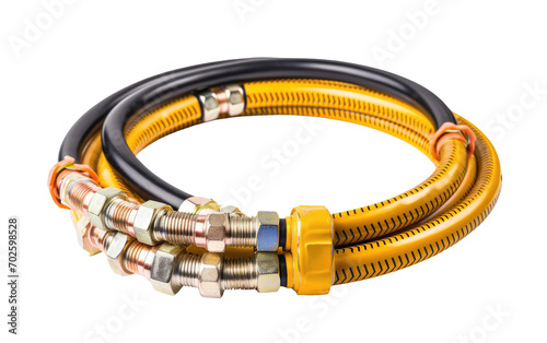 Truck Braking System with the Ultimate Heavy Duty Hose on a White or Clear Surface PNG Transparent Background