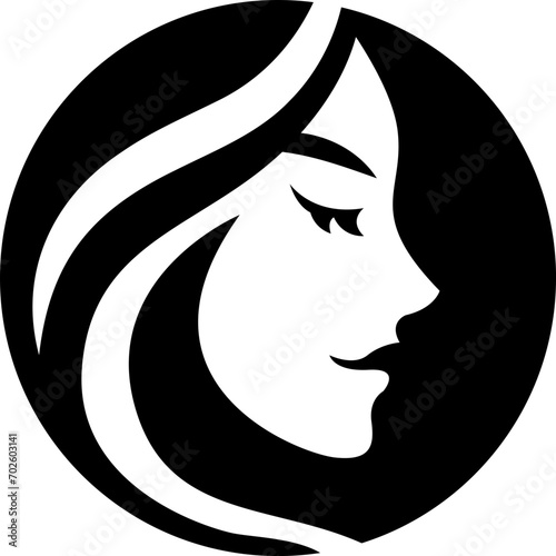 Face Woman icon, logo