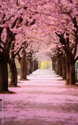 Cherry Blossoms in Full Bloom