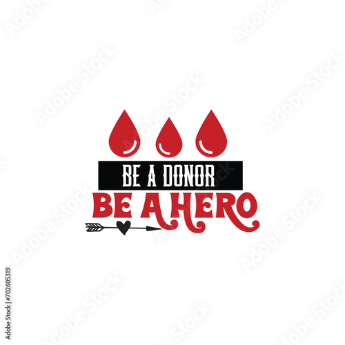 Blood Donor T Shirt Design SVG photo