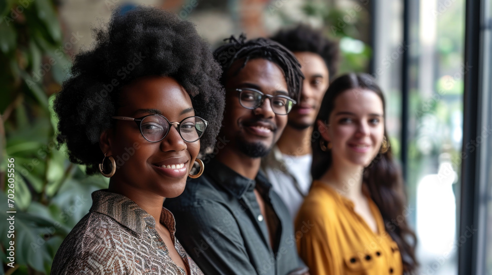 Diverse ethnicities business in the office Diverse ethnicities business in the office