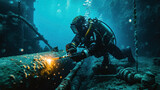 underwater welder marine engineering seaman's working